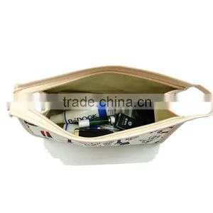 Promotional Canvas Cosmetic Travel Bag Made in Guangzhou China thumbnail-6
