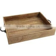 High Quality Best Selling Farmhouse Wood Tray Table thumbnail-1