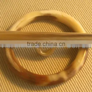 Buffalo Horn Clasp, Horn Clasp for Making Necklace, Bracelet thumbnail-1