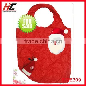 Yiwu Wholesale Foldable Polyester Shopping Bags Tote Christmas Tree Bags Gift thumbnail-1