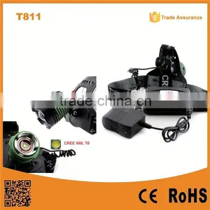 T811 New XML T6 10w LED Head Lights Lamp Camping&hiking Aluminum Alloy Headlamp thumbnail-1