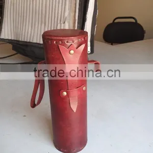 Leather Scroll Tubes for Packaging Scroll Invites, Gift Packaging or for Packaging Drawing and Paintings thumbnail-1