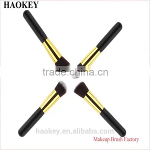 Factory Supply 10pcs Soft Hair Golden+Black Handle Makeup Brush Set Foundation Powder Eyeshadow Brush Kit Tools thumbnail-5