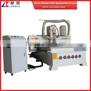 6kw HSD Air Cooling Spindle Mach 3 Control System Cnc Router Wood Carving Machine for Sale 1325 thumbnail-1