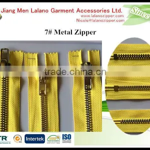 Good Qualtiy Shiny Brass Zippers for Pants thumbnail-2