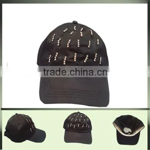 Fashionale Baseball Cap With String of Beads Wl-058 thumbnail-1