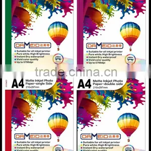 Vivid Image Double Side Matte Coatesd Inkjet Photo Paper /matte Photo Paper thumbnail-2