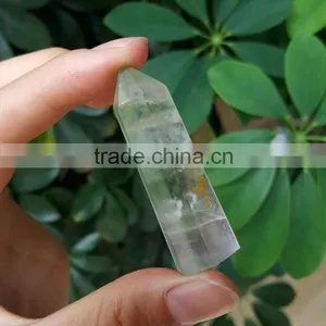 Top Quality Polished Rainbow Fluorite Crystal Points Purple&Green Fluorite Crystal Wand thumbnail-2
