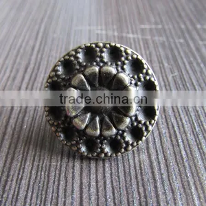 Europe Antique Copper Color Metal Jeans Button thumbnail-1