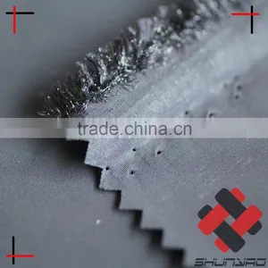 1:1 Polyester Shiny Memory Fabric Glitter Imitated Shape Memory Taffeta for Man Jacket thumbnail-3