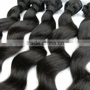 5A Brazilian Loose Wave Human Hair Extensions thumbnail-3