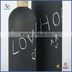 Chalkboard Flower Vase Glass High Quality Decorative Glass Vase thumbnail-2