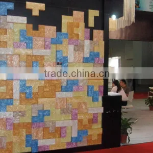 Interior Translucent Solid Surface Artificial Pearl White Marble thumbnail-3