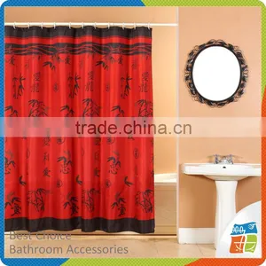 Polyester Bamboo Shower Curtain thumbnail-1