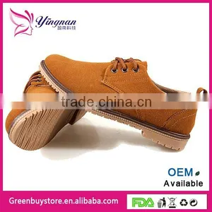 2015 European Style Men's Swede Leather Shoes Cow Muscle Outsole Casual Loafers Sneakers for Men Flats Shoes thumbnail-4