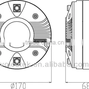 TSCT-7201 Top Pro Active Compression Driver for 130W 150W Speaker thumbnail-4