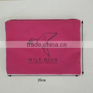 Small Zipper Cotton Canvas Tote Bags thumbnail-2