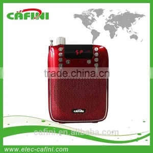 HOT 2015 Portable Loudspeaker Amplifier for Tour Guide and Speaker With USB TF FM Radio thumbnail-1