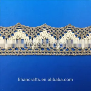 H0366I Elegant Lace Ribbon, 100% Cotton Lace ,Crocheted Lace thumbnail-1