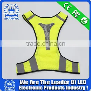 Night Vision China Supplier Flash Led Light Safe Vest thumbnail-5