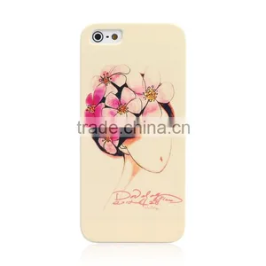 Ocase Hand Drawing Beautiful Girls Sublimation Phone Cover Case for Phone Case for Iphone6 thumbnail-5