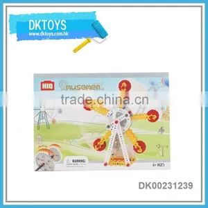 Hot Sale New Item B/O Ferris Wheel Building Blocks Creative Fun Kids Toys thumbnail-1