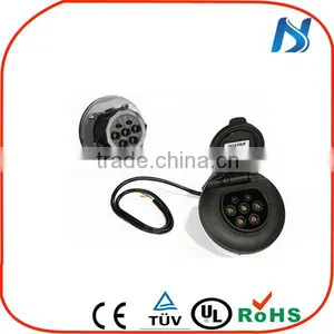 63A IEC 62196-2 Inlet Socket/ IEC 62196-2 EV Charging Plug Type 2 Male Inlet thumbnail-6
