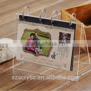 Plastic Desk Calendar Holder in Acrylic Material thumbnail-2