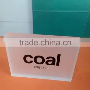 20mm Plexiglass Acrylic Letter Printing Crystal Block thumbnail-2