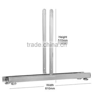 Chrome T-Legs for Gridwall Mesh,Gridwall Stand T-Legs thumbnail-3
