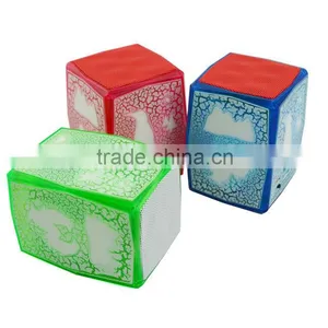 Chinese Factory Price 2016 JY26 Mini Cube Bluetooth Speaker With Colorful Led Light thumbnail-6