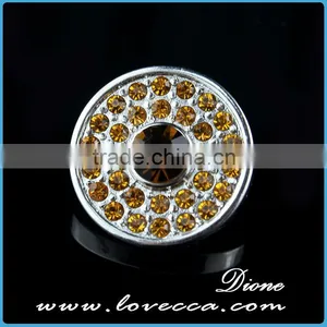 Charms Fashion Crystal Rose Flower s Napbutton Charms Fit Bracelet thumbnail-4