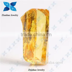 Light Yellow Uncut Raw Gemstones /raw Cubic Zirconia Material Stone/semi Precious Stone thumbnail-1