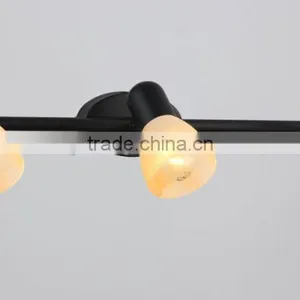 2015 Hot Sales Traditional Spot Light With Amber Glass /cloud White Glass and Satin Nicekel 3 Light for Picture Light thumbnail-2