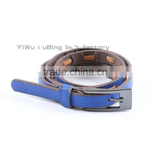 2016 NEW Design Fashion pu Belt for Woman With Wearing Rope thumbnail-4
