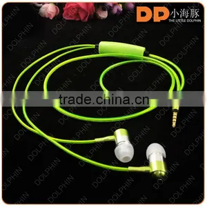 Sport Flashing In-Ear EL Glowing Earphones Metal Earphone With Mic thumbnail-4