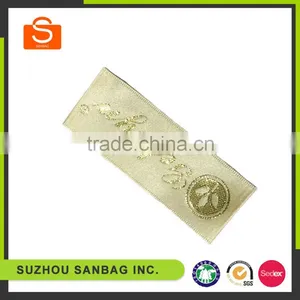 Garment Custom Printed Cotton Garment Woven Label With Custom Logo thumbnail-1