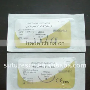 Chromic Catgut Thread With Needle thumbnail-1