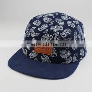 Floral 5 Panels Adjustable Cap/5 Panel Caps Hot Sale thumbnail-3