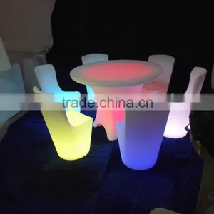 Led Dinning Table Large Diameter 1.1m With a Lots Seats Room thumbnail-4