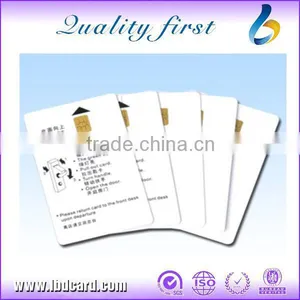 LBD PVC Blank Card Contact Smart IC Card 86x54mm Chip SLE5528 thumbnail-4
