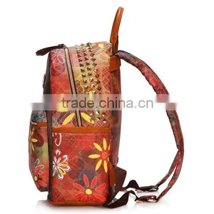 Cartoon Printing Canvas Backpack for Teenage Girls(CAS15-046) thumbnail-2