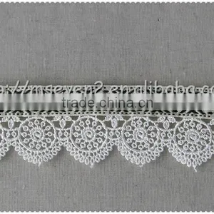 Fine Quality Multi Color Tassel Wholesale Jacquard Polyester Flower Fringe Trim thumbnail-4