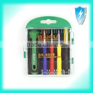 8 Pieces in 1 Tips Screwdriver Set With Plastic Handle Screwdriver thumbnail-3