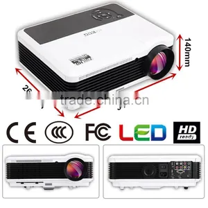 3600Lumens Led Portable Projector With HDMI VGA AV Earphone Function thumbnail-2