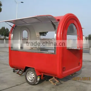 JX-FR220J on Promotion! Jiexian Fiberglass Outdoor Mobile Fried Ice Cream Cart thumbnail-1