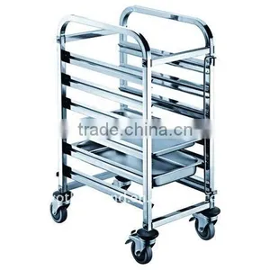 TT-SP279A Stainless Steel Top Quality Tray Trolley thumbnail-1
