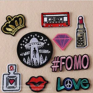 Latest Design Fashion DIY Custom Embroidery Patches For Clothing Accessory thumbnail-1