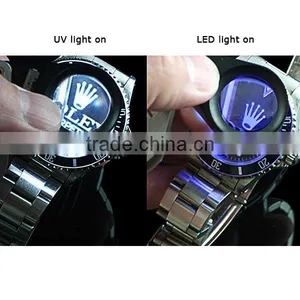20X Jeweler Loupe Magnifier + LED & UV Light 21mm Lens Jewel Identifier Tool thumbnail-4