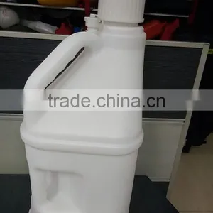 OEM Blow Molding New Design Oil Bucket Jerry Can Oil Drum Plastic Jug Milk White for Sale thumbnail-4